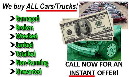 Cash for Cars Sacramento , Stockton , Yuba city , Auburn Junk Car removal